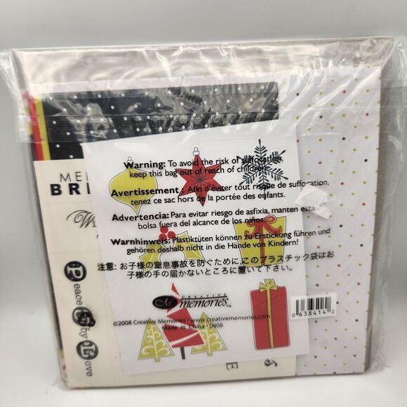 Creative Memories Paper Album Kit Merry & Bright 2008 Scrapbooking Crafting - Picture 5 of 5